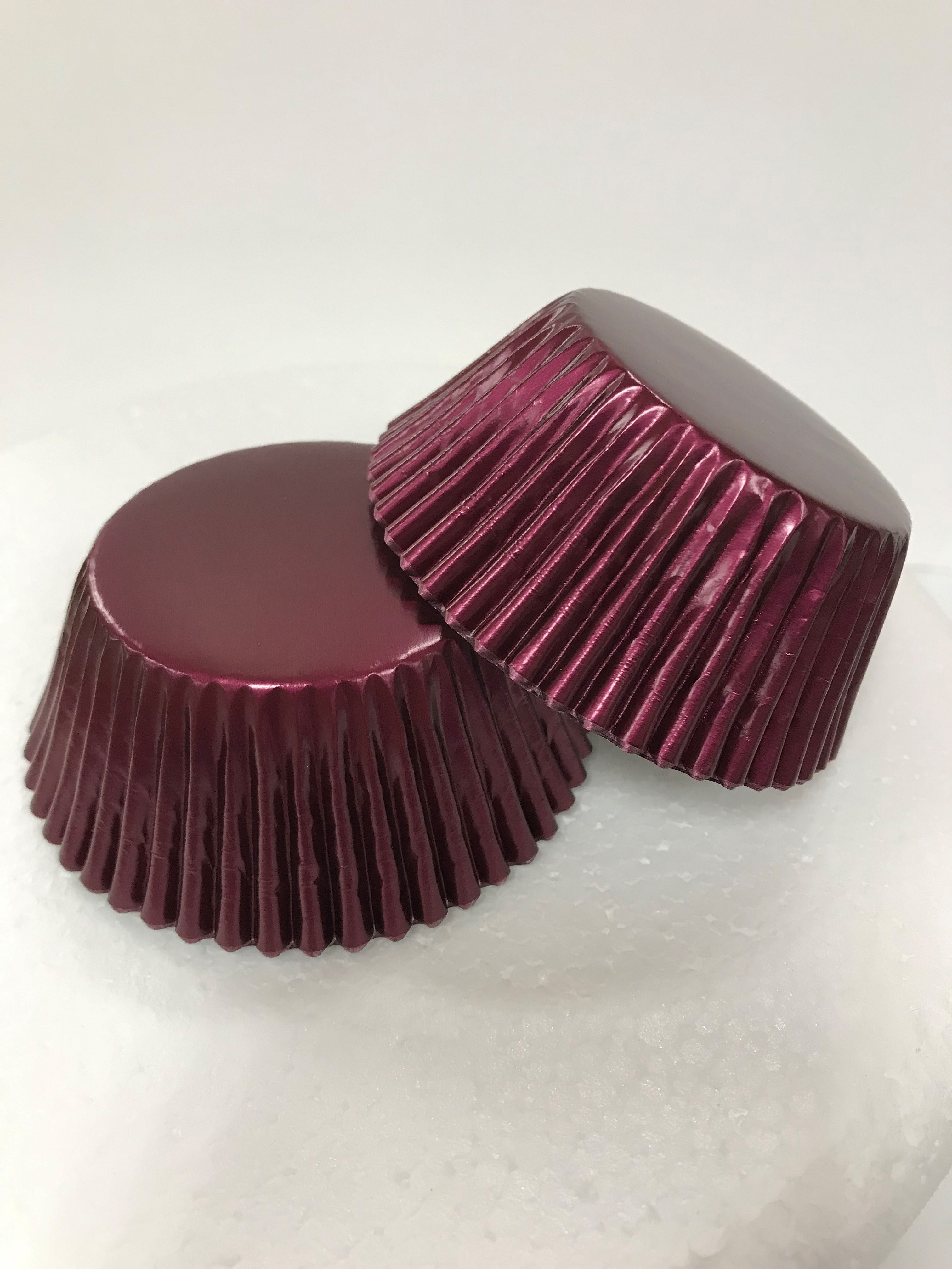 Burgundy Foil Baking Cups – Lynn's Cake, Candy, and Chocolate Supplies