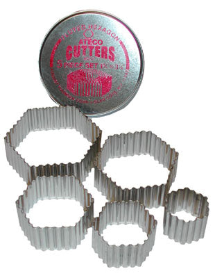 Cutter Set - Fluted Hexagon (5)