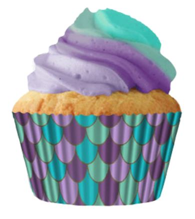 Mermaid Scales Standard Baking Cup