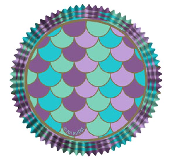 Mermaid Scales Standard Baking Cup