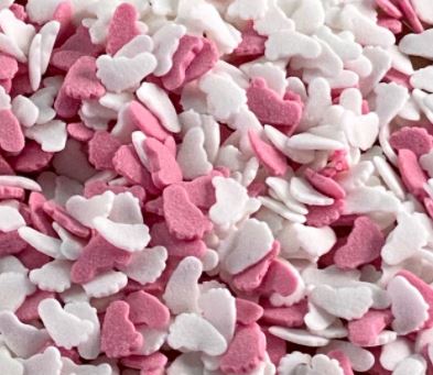 Pink and White Baby Feet Sprinkles