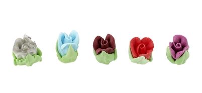 Royal Icing Rosebud Mini Flowers