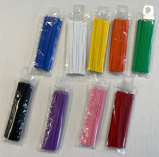 Colored Paper Twist Ties