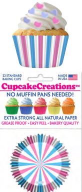 Baby Reveal Colors Standard Baking Cups 32/pkg
