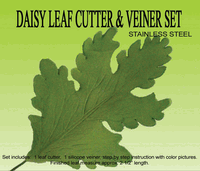 Daisy Leaf Cutter and Veiner Set