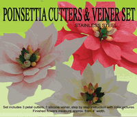 Pointsettia Cutter and Veiner Set