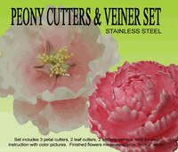 Peony Cutter and Veiner Set