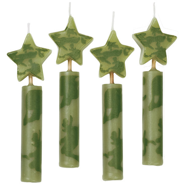 Camouflage Chunky Candles