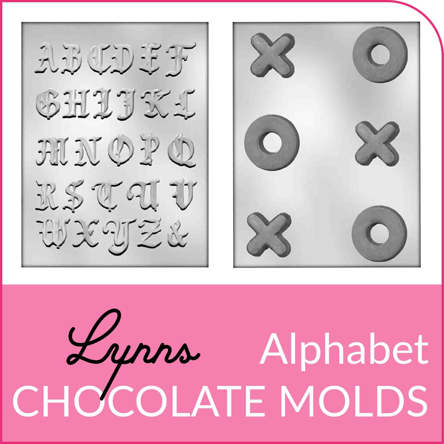Shop Alphabet & Letter Chocolate Molds from Lynn's