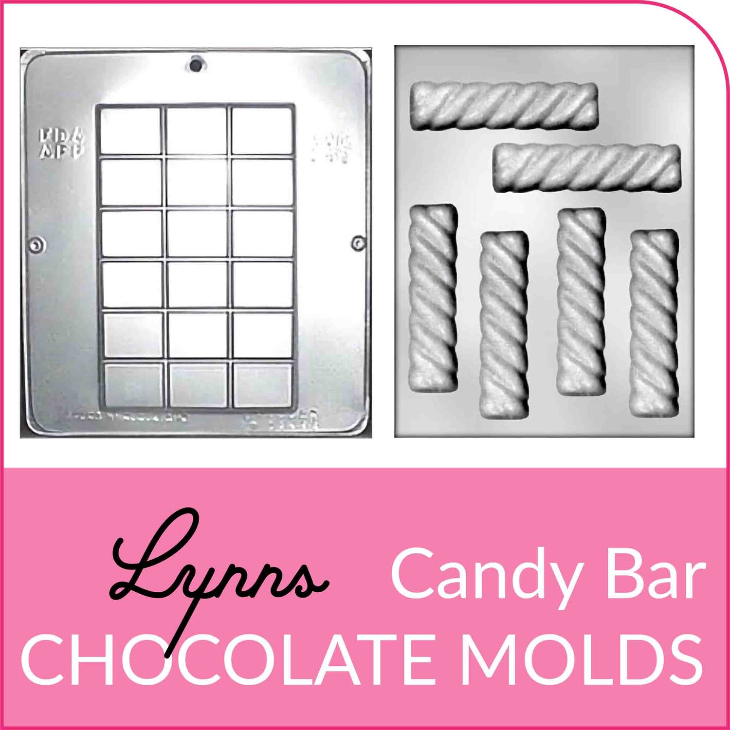 Shop Chocolate Candy Bars Molds from Lynn's