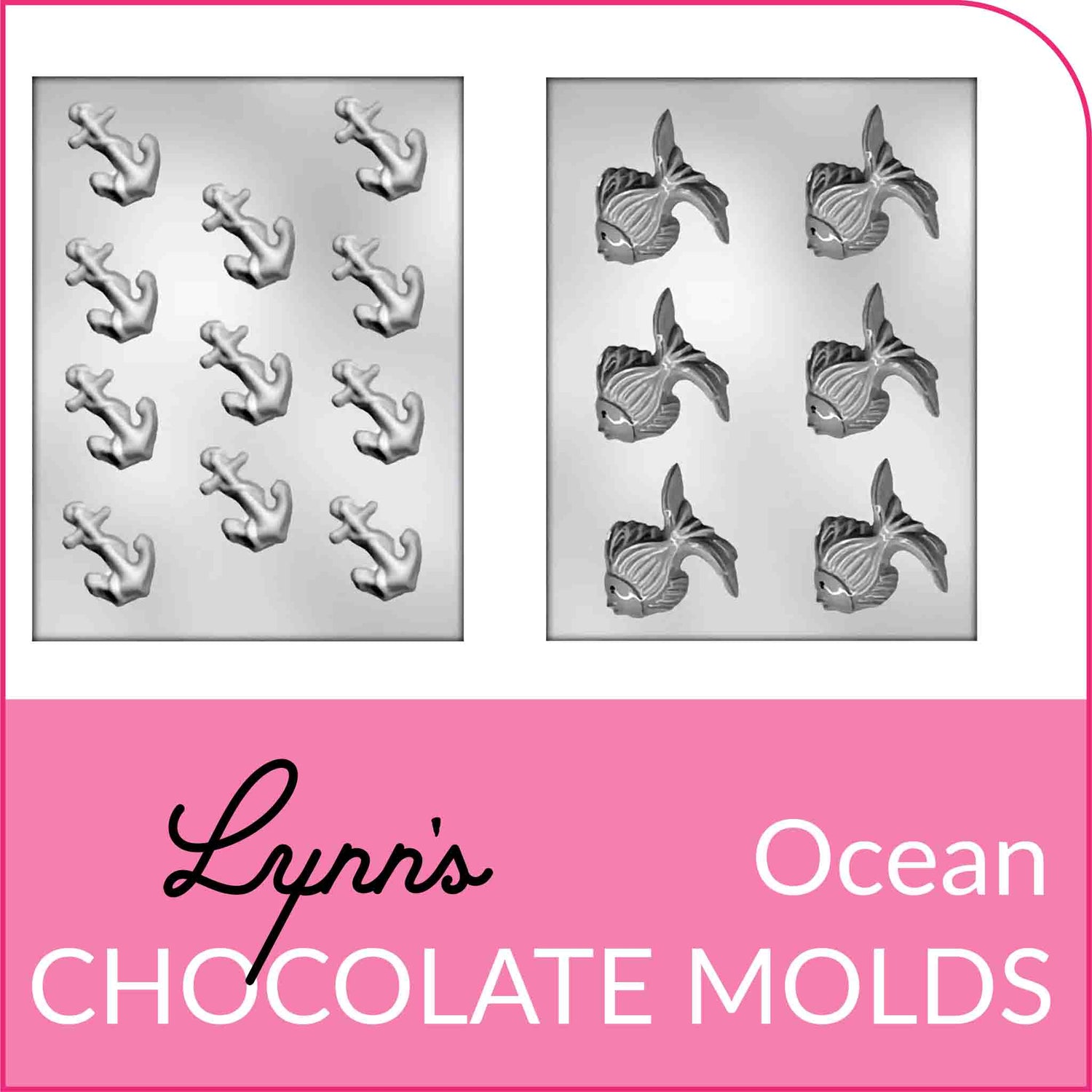 Link to Shop Lynn's Collection of Ocean Themed Chocolate Molds