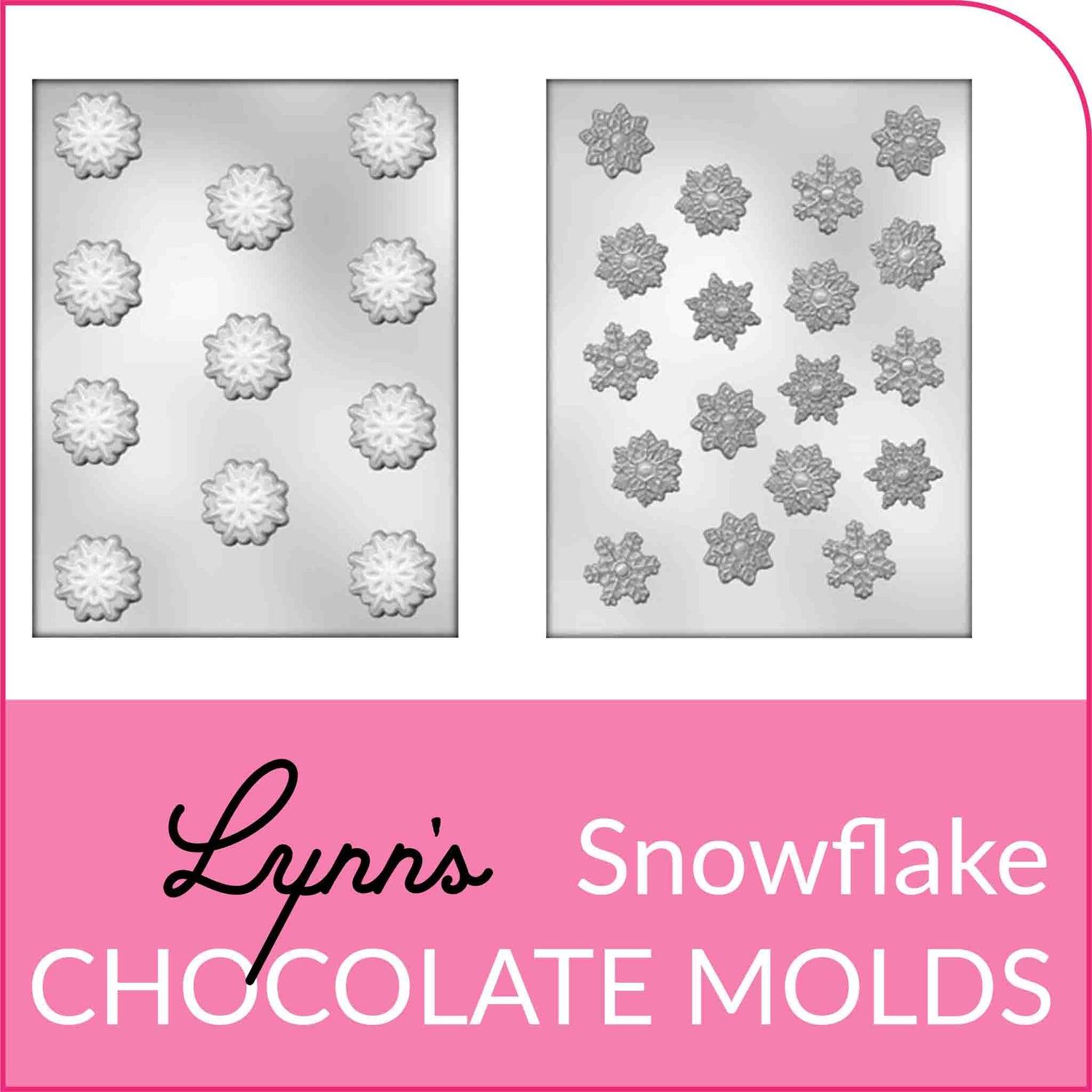 Shop Lynn's Collection of Unique Snowflake Molds