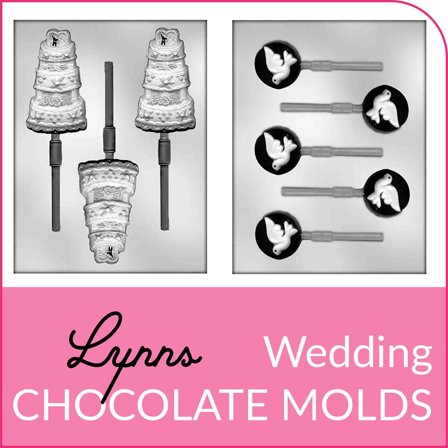 Shop Wedding Chocolate Molds and Lollipop Molds from Lynn's