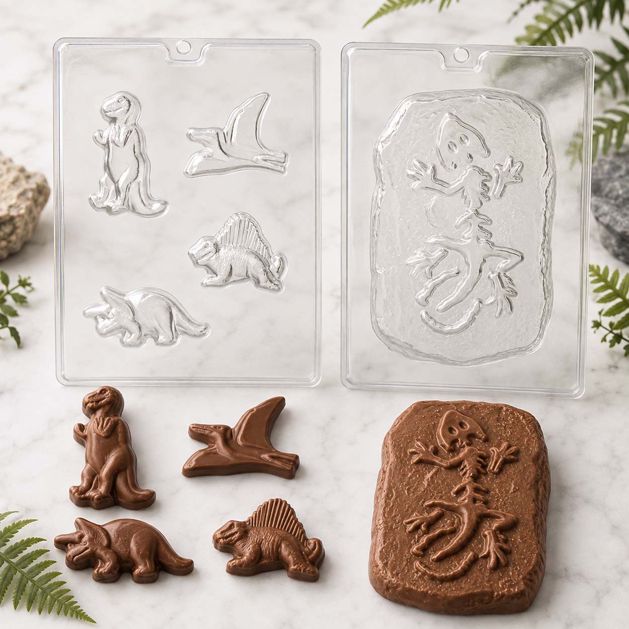 Dinosaur Chocolate Molds