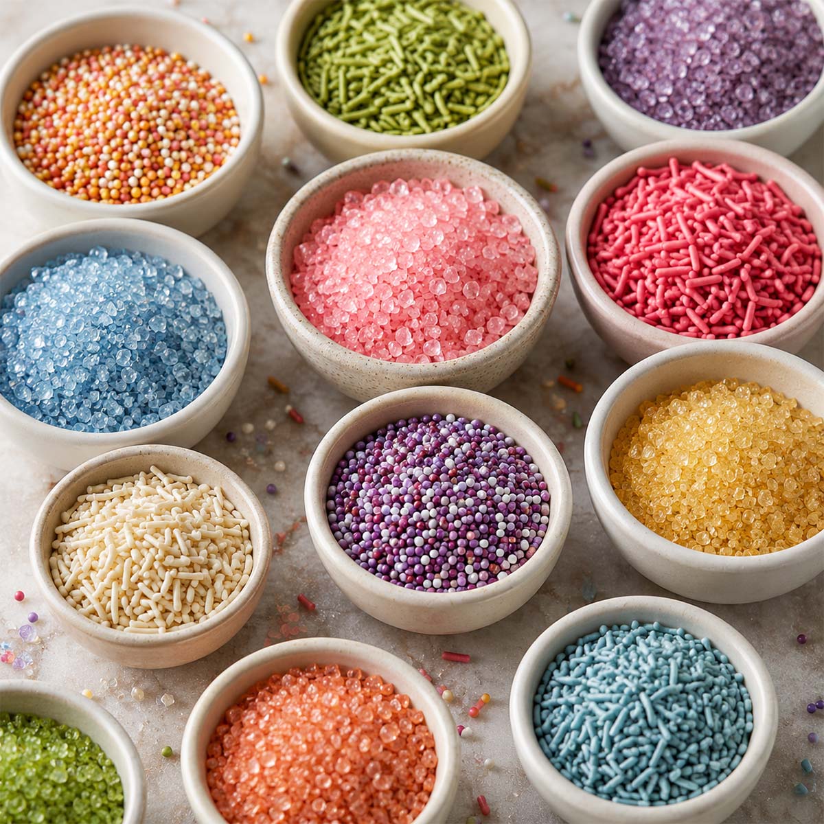 Natural Dye Sprinkles & Sugars
