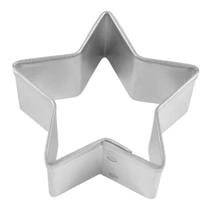 1.5-inch mini star cookie cutter made from durable metal, perfect for creating small star-shaped cookies.