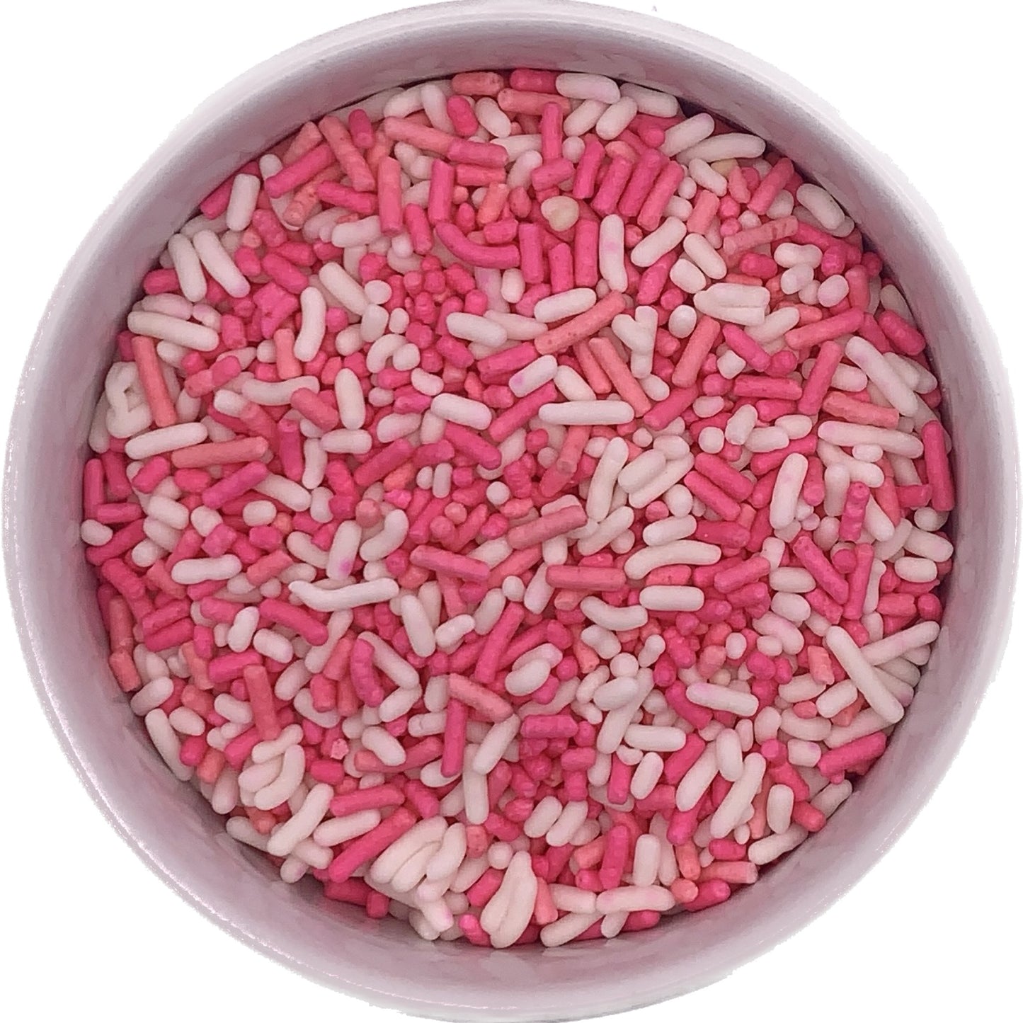 Pink and White Jimmies Sprinkles