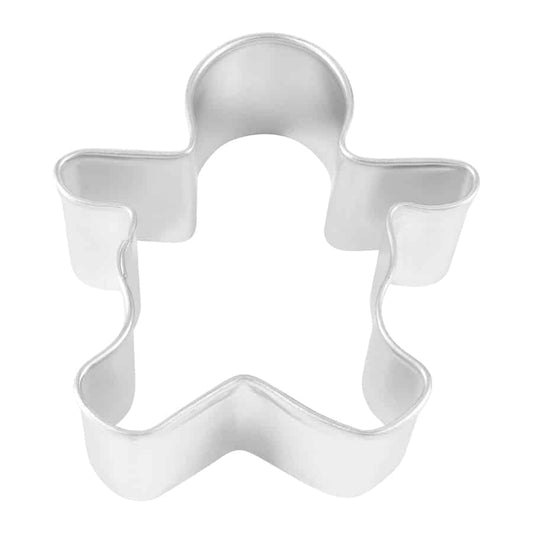 2.25-inch gingerbread boy cookie cutter with a classic design, ideal for festive baking.