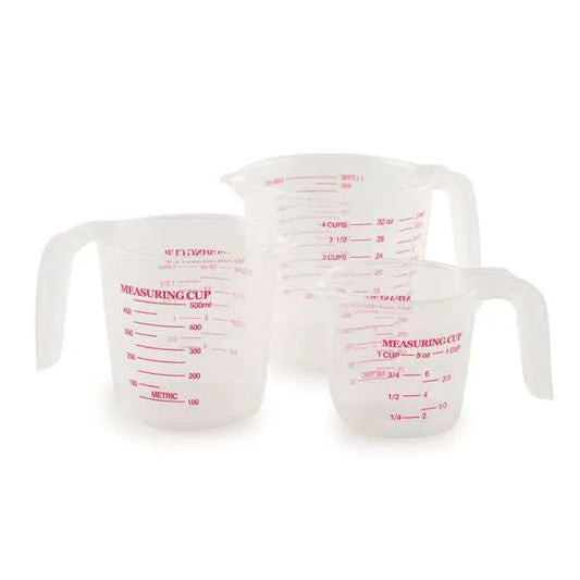 Plastic Measuring Cup with Handle and Pour Spout