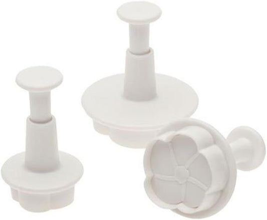 Sugar Paste Cutter Flowers - 3 pc