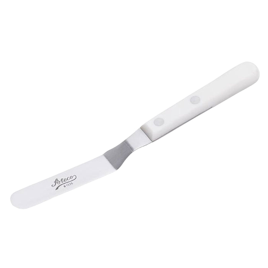 Offset Spatula with White POM Handle