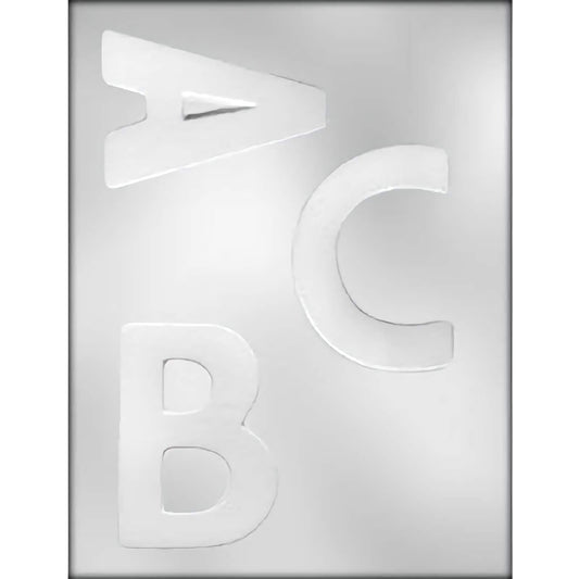 4" Letter A-B-C Chocolate Mold