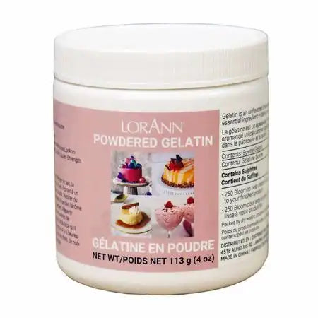 4 Ounce container of lorann powdered gelatin