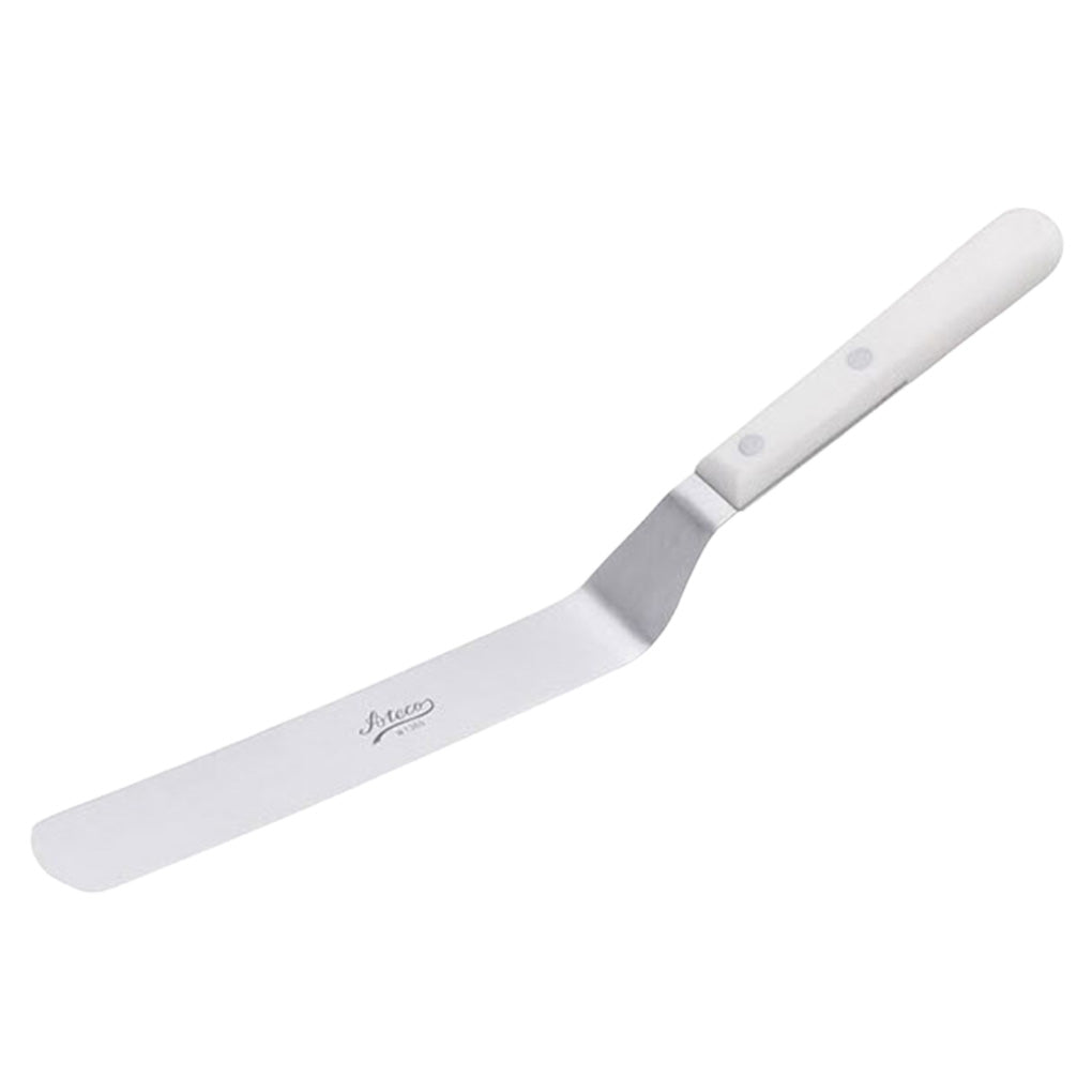 Offset Spatula with White POM Handle