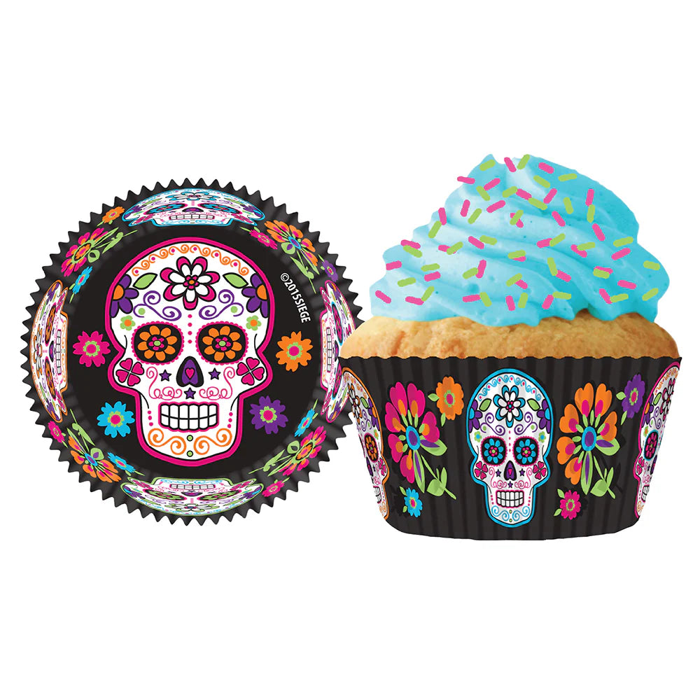 Sugar Skull Paper Baking Cup Standard