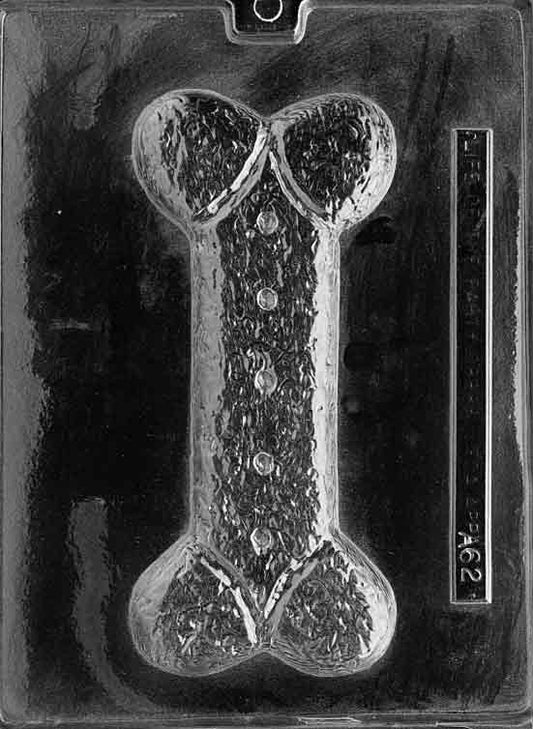 Large dog bone cavity with rounded ends and smooth center panel.