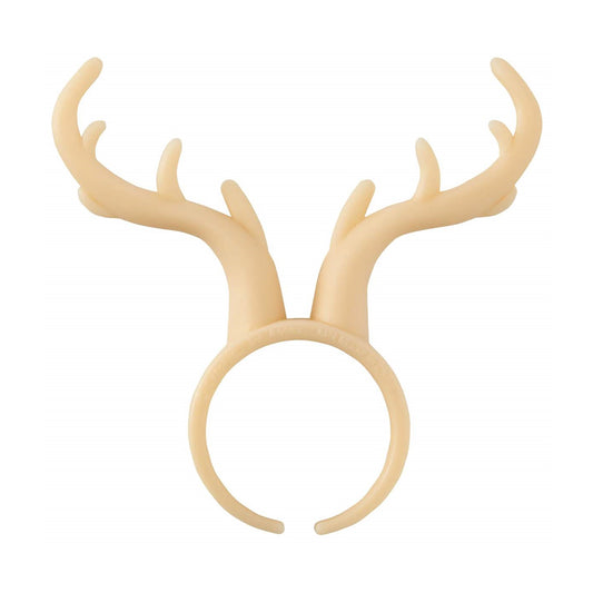 Antler-shaped cupcake topper rings, ideal for adding a woodland theme to cupcakes for parties, weddings, or outdoor gatherings.