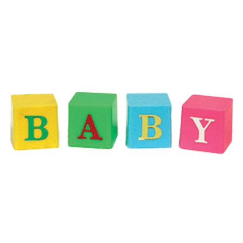 Baby Blocks Cake Decorations