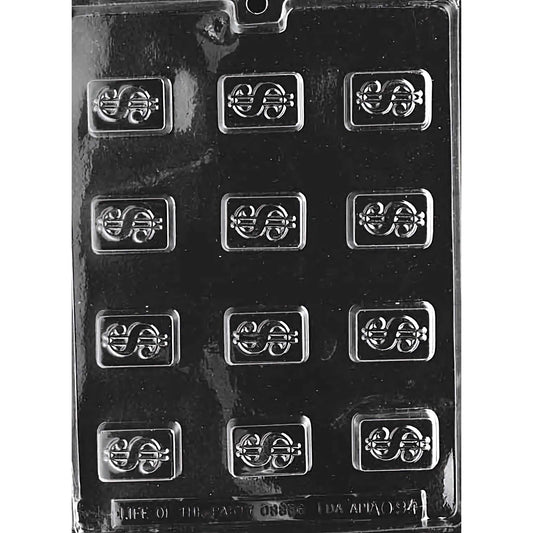 Bite-sized Dollar Sign $ Chocolate Mold