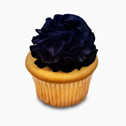 Black Buttercream-Style Frosting