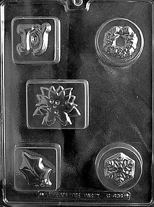 Mold with multiple rectangular chocolate bar cavities