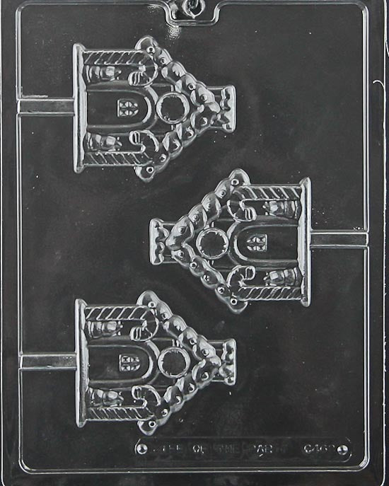 Gingerbread house-shaped chocolate Lollipop mold