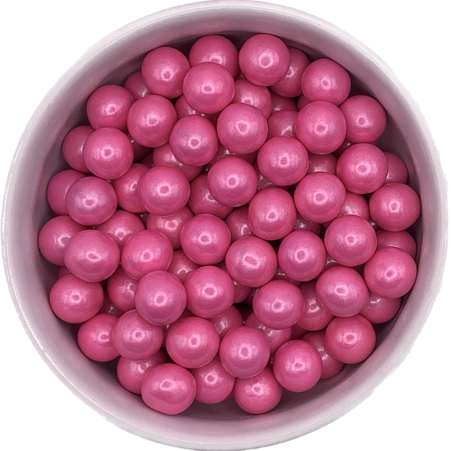 Bright Pink sixlets candies