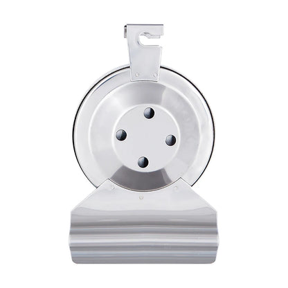 Back view of CDN Multi-Mount Oven Thermometer showing hanging hook and vented design.