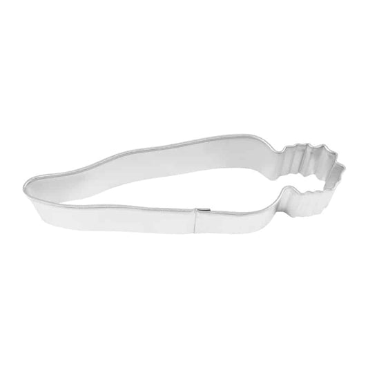 Metal carrot-shaped cookie cutter displayed against a white background.