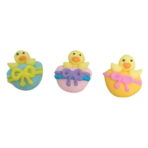Chick in Shell Royal Icing - 6 Pack