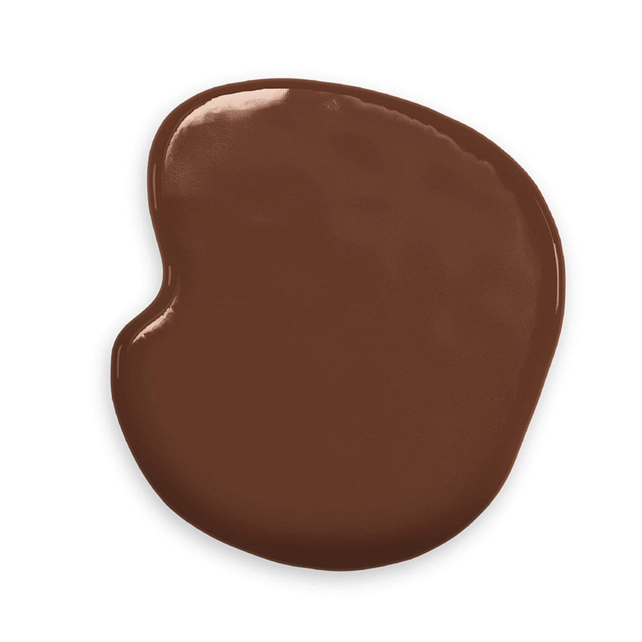 Swatch of Colour Mill Chocolate Oil Blend food coloring showing a rich, warm-toned chocolate brown shade