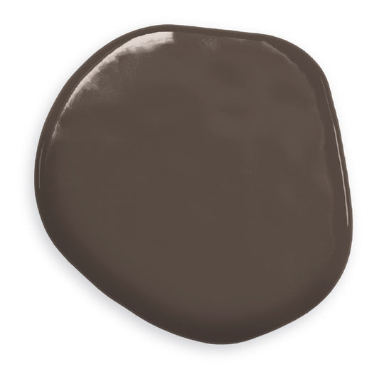 Swatch of Colour Mill Coffee Oil Blend food coloring showing a smooth, deep brown shade with a cool undertone.