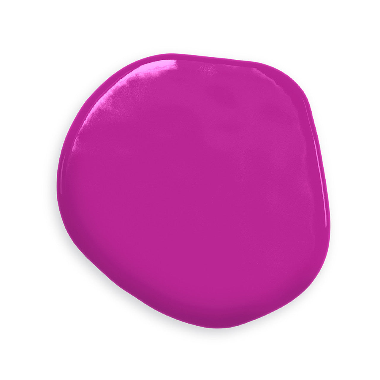Swatch of Colour Mill Fuchsia oil-based food coloring in a bold pink shade.