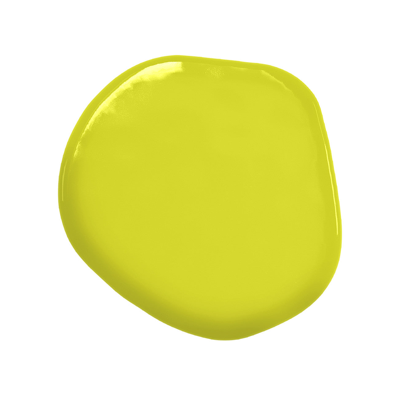 Swatch of Colour Mill Kiwi oil-based food color showing a vibrant yellow-green hue.