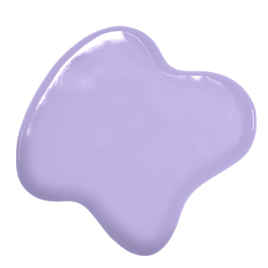 Swatch of Colour Mill Lavender oil-based food color showing a soft dusty purple tone.