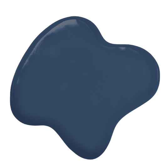 Swatch of Colour Mill Midnight Oil Blend showing a deep, dusty blue hue ideal for moody cake decorating