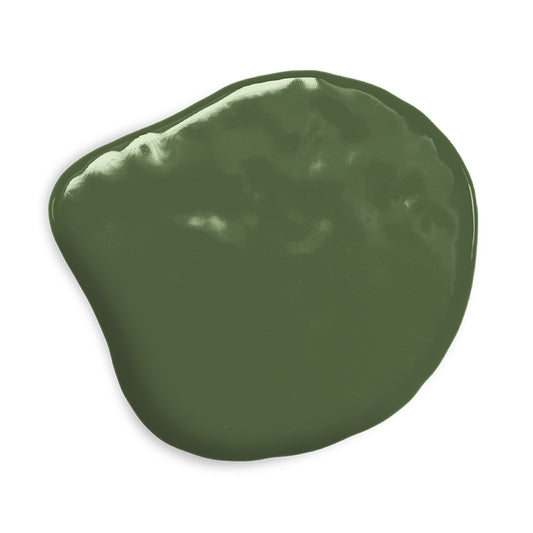 Swatch of Colour Mill Olive Oil Blend showing its deep, earthy green tone ideal for modern cake designs