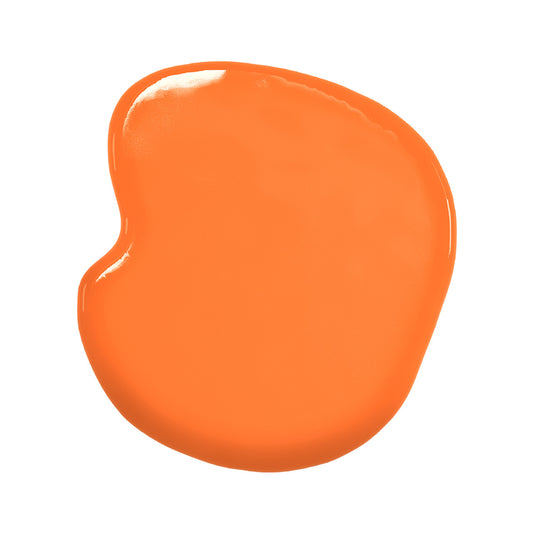 Swatch of Colour Mill Orange Oil Blend showing its vivid, energetic orange shade for cake decorating and baking