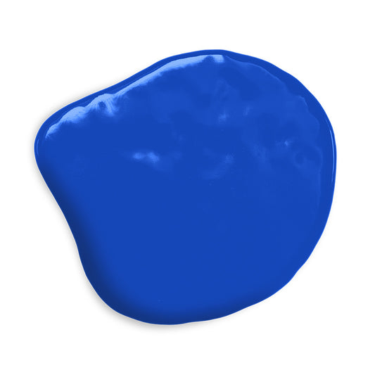 Royal blue Colour Mill oil-based food coloring swatch showing rich, vibrant pigment.