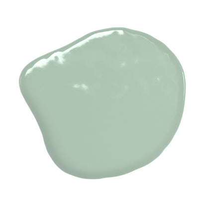 Smooth swatch of Colour Mill Sage oil-based food coloring in a soft dusty green with blue undertones
